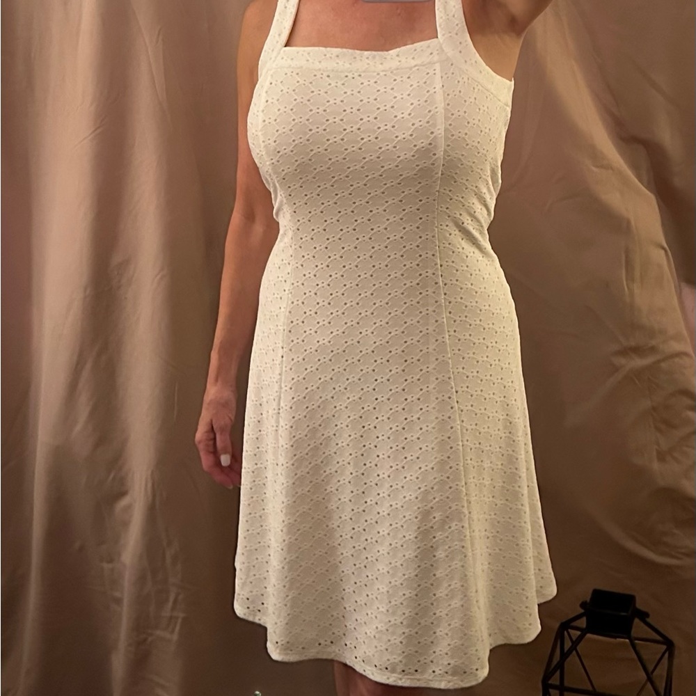 White House Black market summer white dress